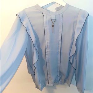Baby Blue Blouse